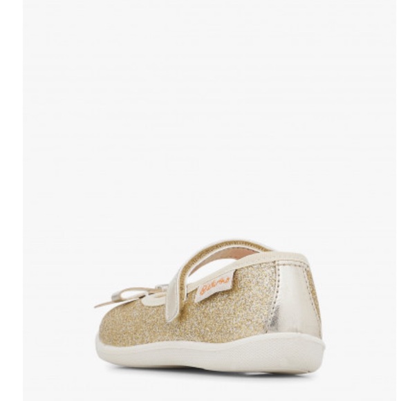 NWT NATURINO CLARIES 2 Glittered leather ballerinas in Platinum - Picture 4 of 15